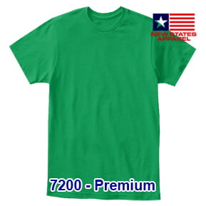 New States Apparel 7200 Premium – Irish Green