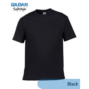 Gildan Softstyle 63000 – Hitam