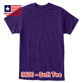 New States Apparel 3600 Soft Tee – Purple