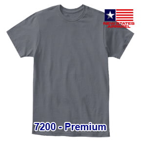 New States Apparel 7200 Premium – Charcoal