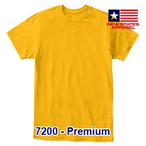 New States Apparel 7200 Premium – Gold