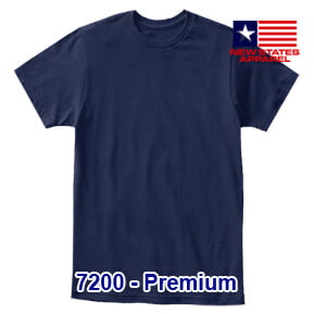 New States Apparel 7200 Premium – Navy