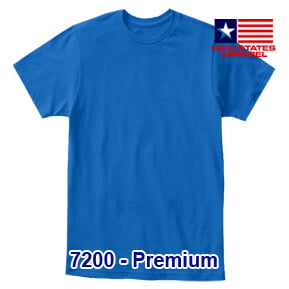 New States Apparel 7200 Premium – Royal Blue