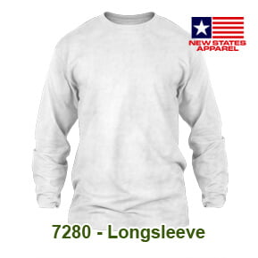 New States Apparel 7280 Longsleeve – Putih