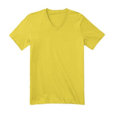 KPM Apparel 20s – Kuning V-neck