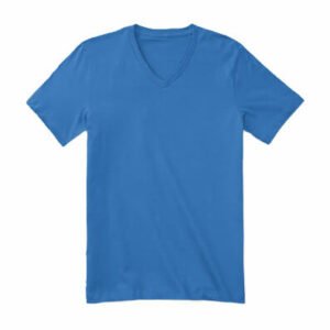 KPM Apparel 20s – Biru Turkis Tua V-neck