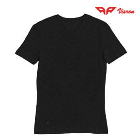 Visron Platinum V-neck – Black