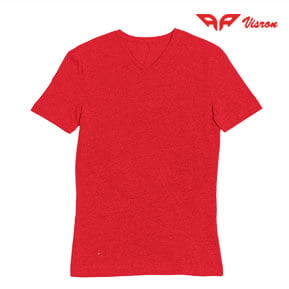 Visron Platinum V-neck – Red