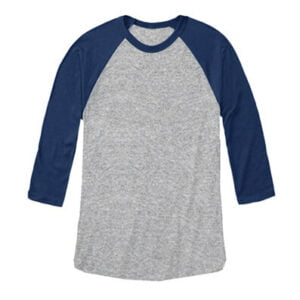 KPM Apparel 20s – Raglan 3/4 Misty-Navy