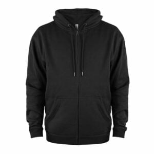 New States Apparel 9600 ZipHoodie Fleece – Hitam