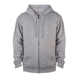 New States Apparel 9600 ZipHoodie Fleece – Sport Grey