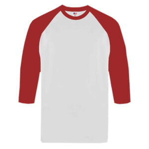 New States Apparel 7260 Raglan Premium – Red/White