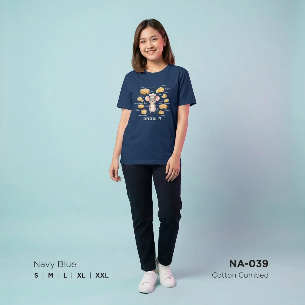 Kaos Cheese is Life NA039 - Image 3