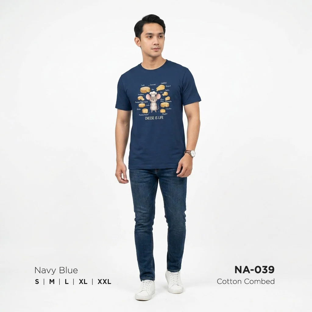 Kaos Cheese is Life NA039 - Image 4