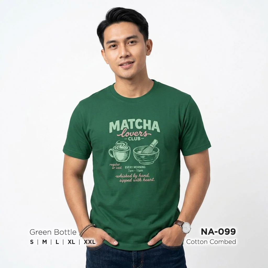 Kaos Matcha Lover Club NA099 - Image 4