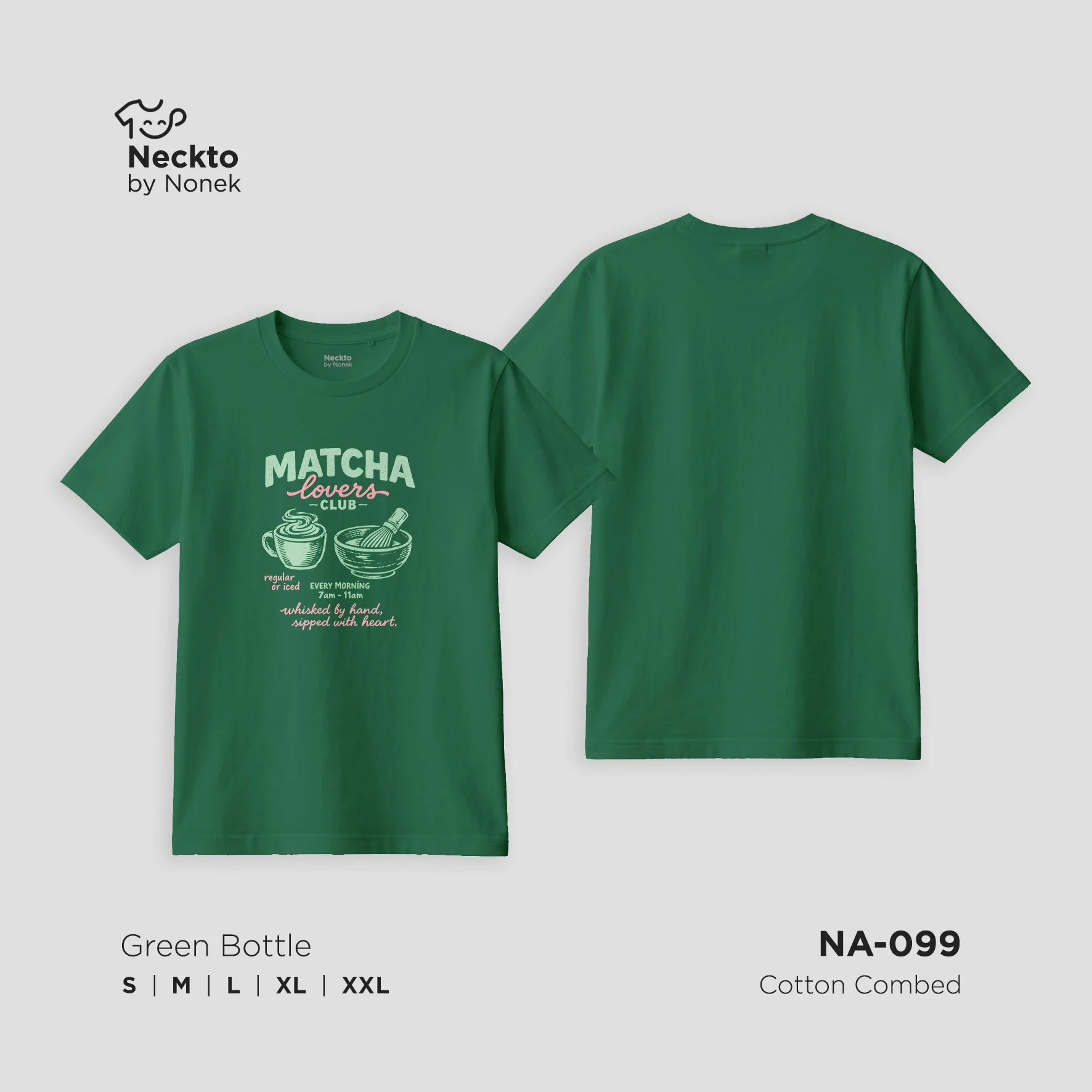 Kaos Matcha Lover Club NA099 - Image 2