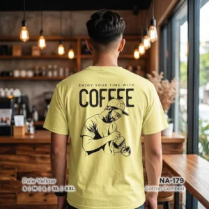 Kaos Enjoy Your Time with Coffee NA179