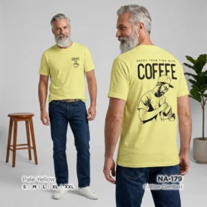 Kaos Enjoy Your Time with Coffee NA179