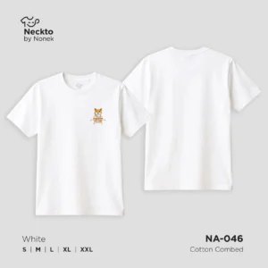 Kaos Simple Corgi Dog Run NA046