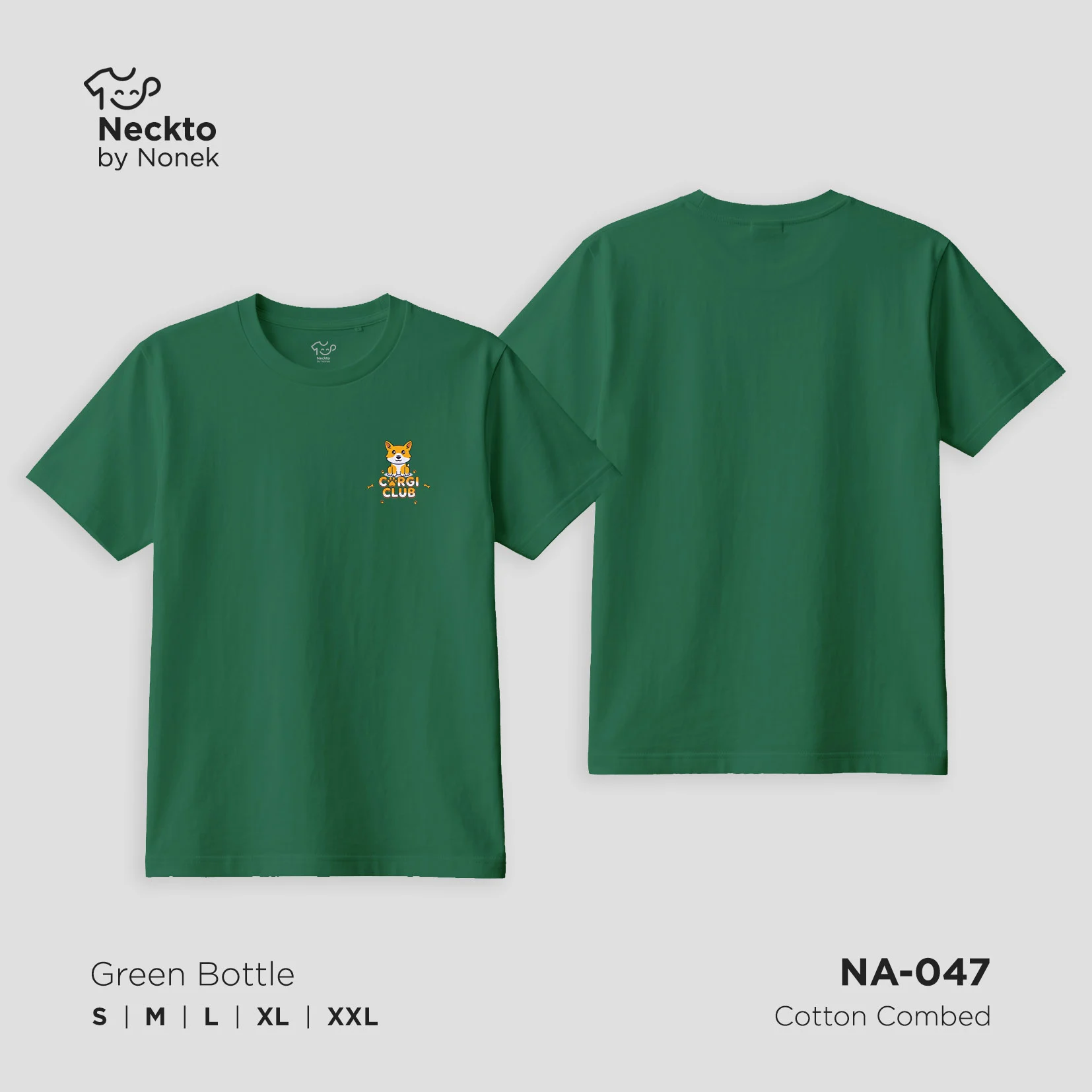 Kaos Simple Corgi Dog Sit NA047 - Image 2